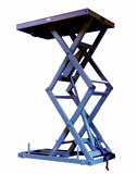 Plataforma elevadora de doble tijeras